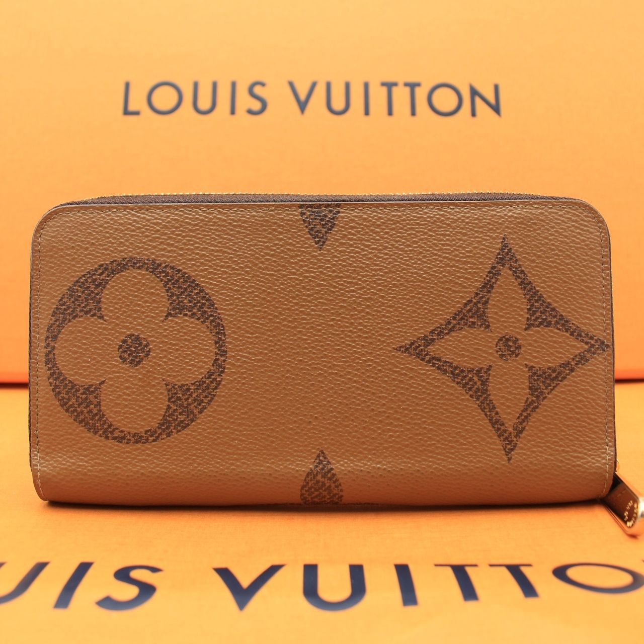 ✨極美品✨ルイヴィトン クレマンス モノグラム ジッピー オレンジ 長