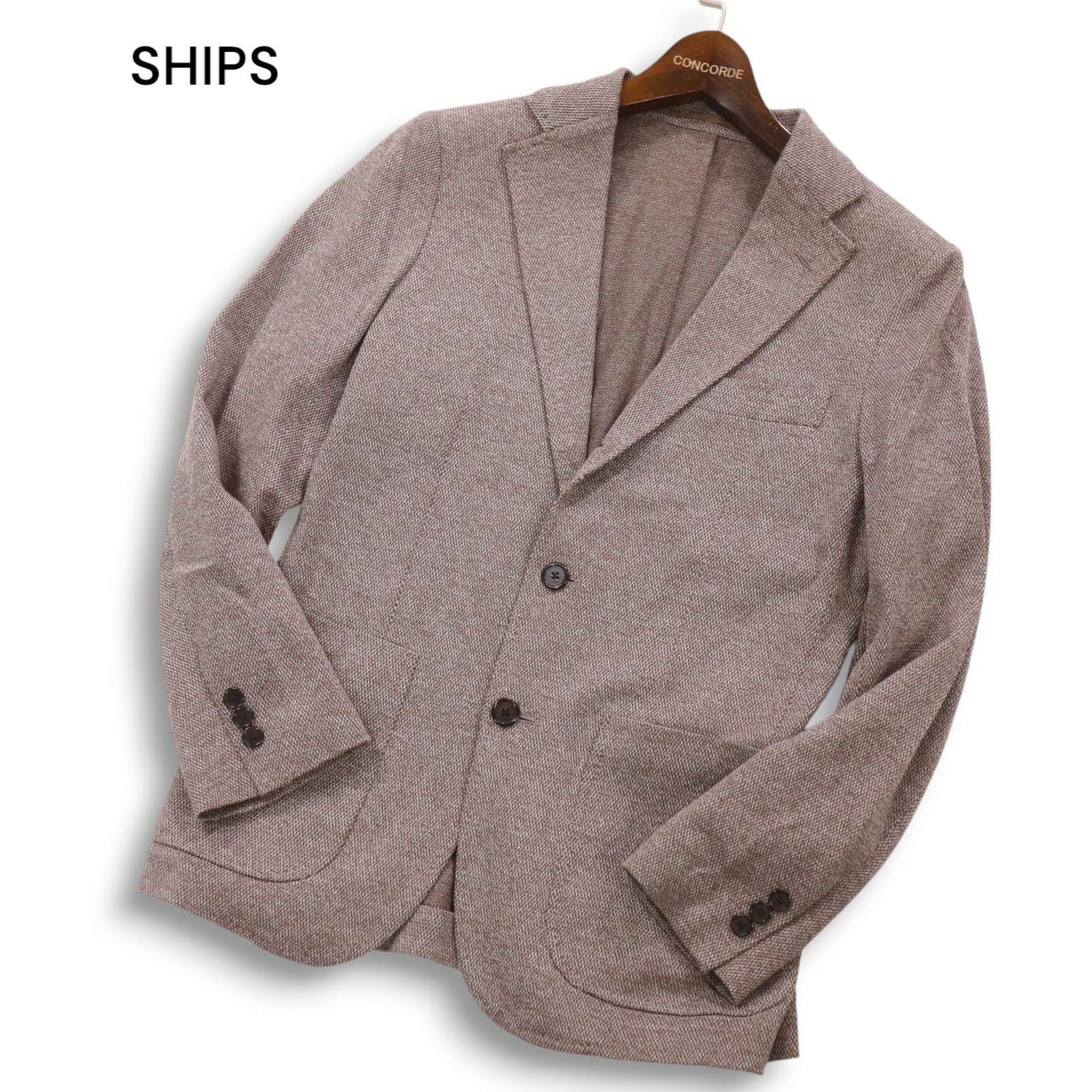 SHIPS シップス ジャケット 44 SHIPS シップス 春夏 背抜き☆ アンコン テーラード ジャケット