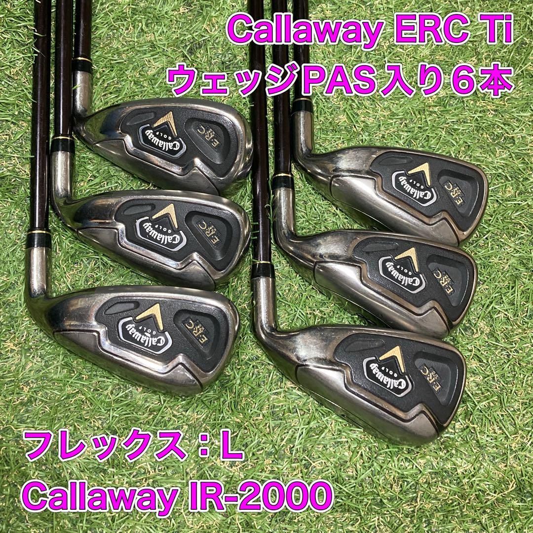 レディース　Callaway ERC Ti アイアン6本　キャロウェイ レディース Callaway ERC Ti アイアン6本 キャロウェイ - メルカリ