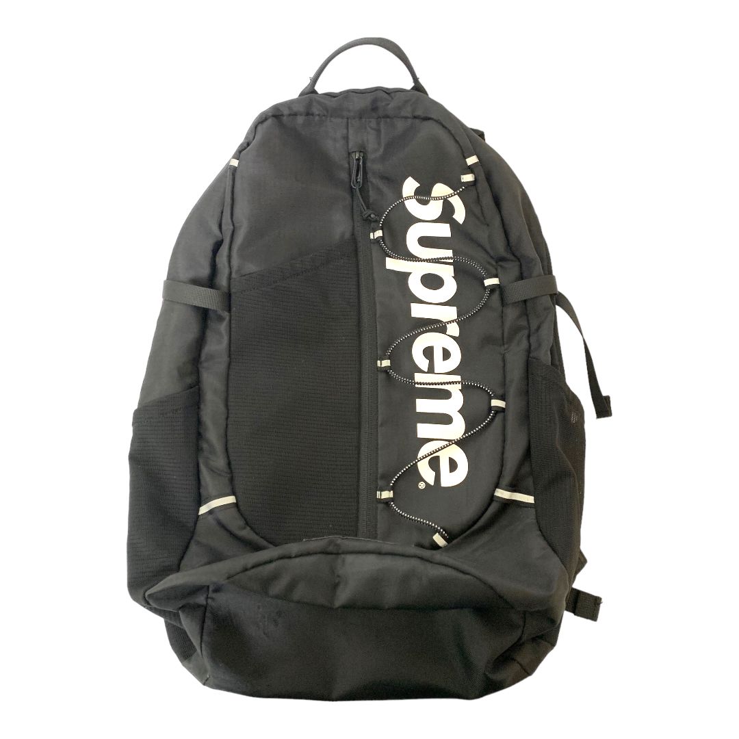 Supreme ブラック リュック黒新品 17ss