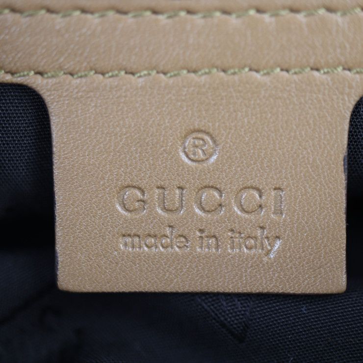 GUCCI グッチ ハンドバッグ 232961 レザー ブラウン系 シルバー金具