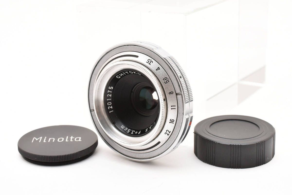 ミノルタCHIYOKO ROKKOR 3.5cm F3.5 ♯1007 ☆希少美品☆ミノルタ MINOLTA CHIYOKO ROKKOR 3.5cm F3.5 ♯1007