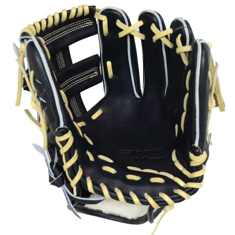 ディークエスト D-Quest 硬式用グラブ Xover JT クロスオーバー 内野手用 グラブ袋付き ネイビー 25 AW XOJ-166 Nブラック