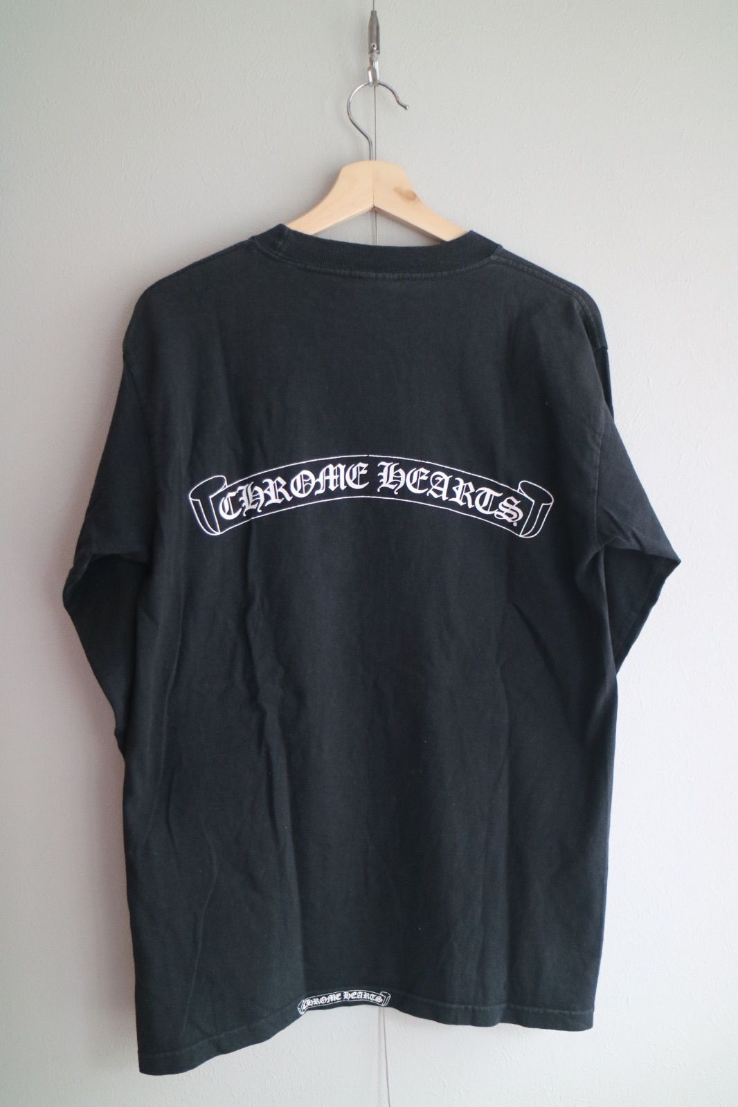 90s 初期タグ CHROME HEARTS ロンT クロムハーツ USA製 90s 】 CHROME HEARTS クロムハーツ ロンT USA製 白 - メルカリ