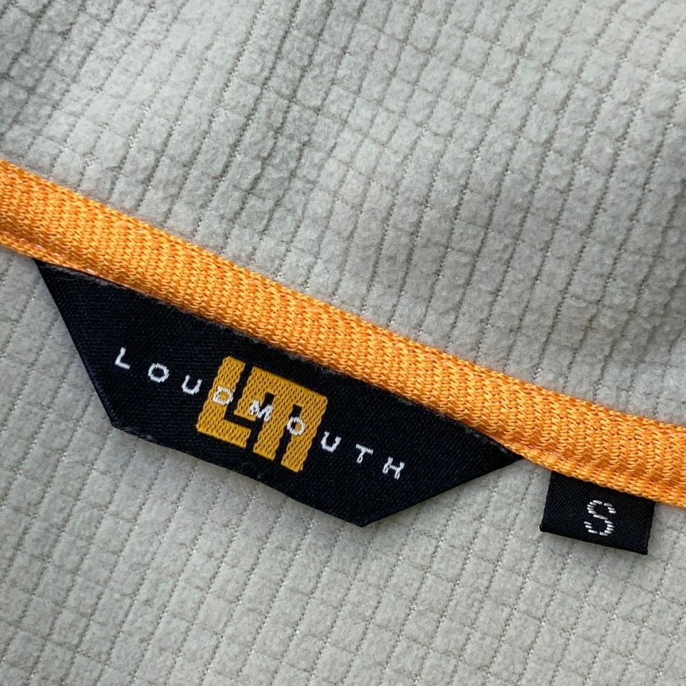 サイズ：S LOUD MOUTH ラウドマウス  裏起毛 ジップジャケット 総柄 ベージュ系 [240101447758] ゴルフウェア レディース ストスト サイズ：S LOUD MOUTH ラウドマウス 裏起毛 ジップジャケット 総