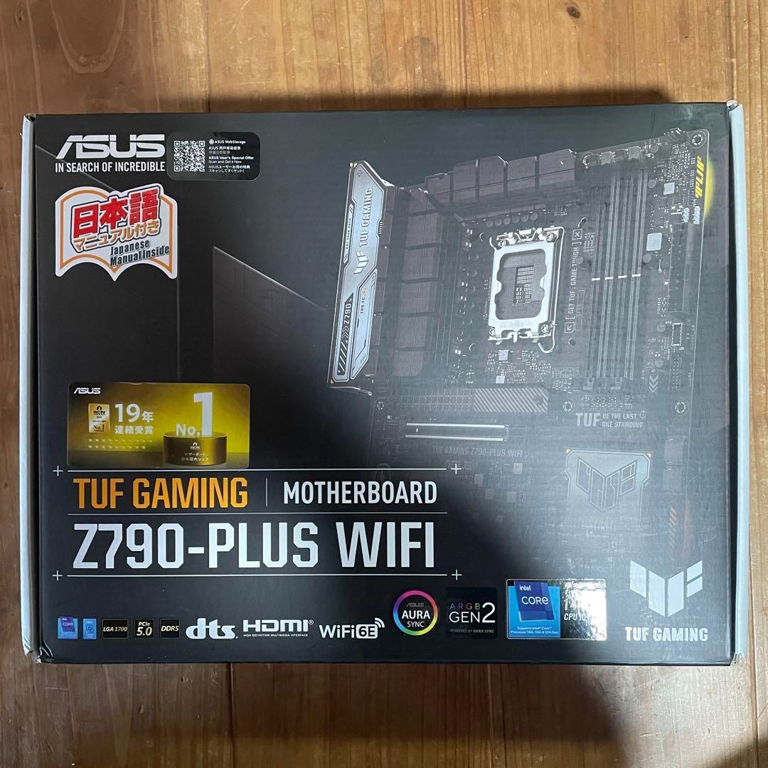 ASUS TUF GAMING Z790-PLUS WIFI intel 第14 13 12世代 CPU対応 LGA1700 Z790 搭載 DDR5 ATX マザーボード| 正規代理店品