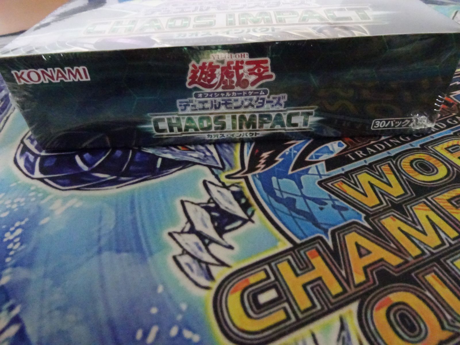 遊戯王】カオス・インパクト アジア版 未開封BOX 外装ダメージ品