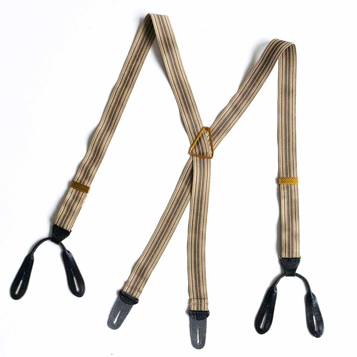 TAIGA TAKAHASHI SUSPENDER | LOT. 005 マルチストライプ サスペンダー タイガタカハシ T.T 25050508
