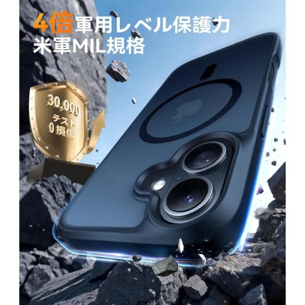 TORRAS iPhone16 ProMax ケース 半透明 マグネット マット TORRAS iPhone16 ProMax ケース 半透明 マグネット マット Amazon.co
