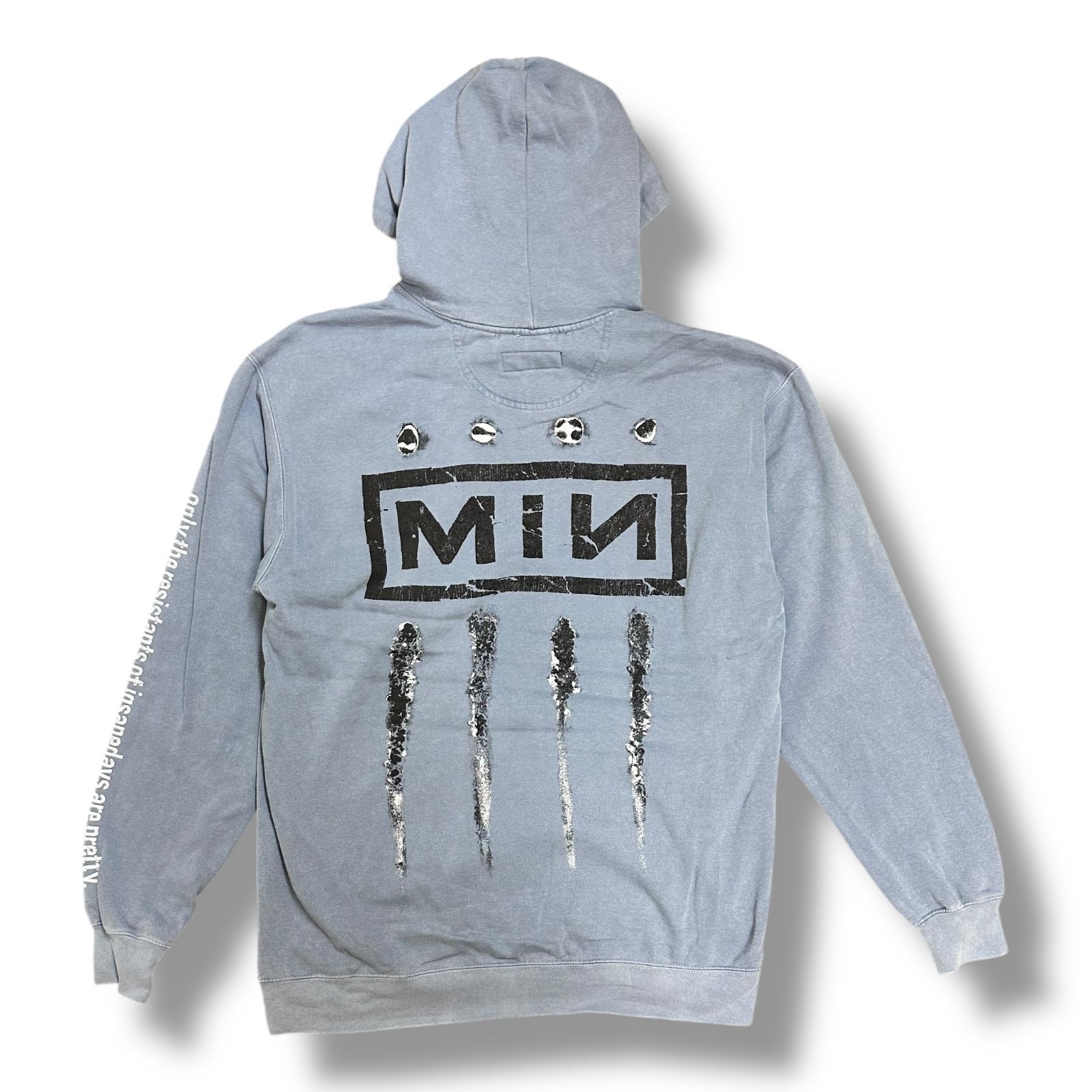 パーカー スウェット ダーティ damage word hoodie □ 公式 □ SAYSKY/セイスカイ スウェットパーカー ZMLHO01c901