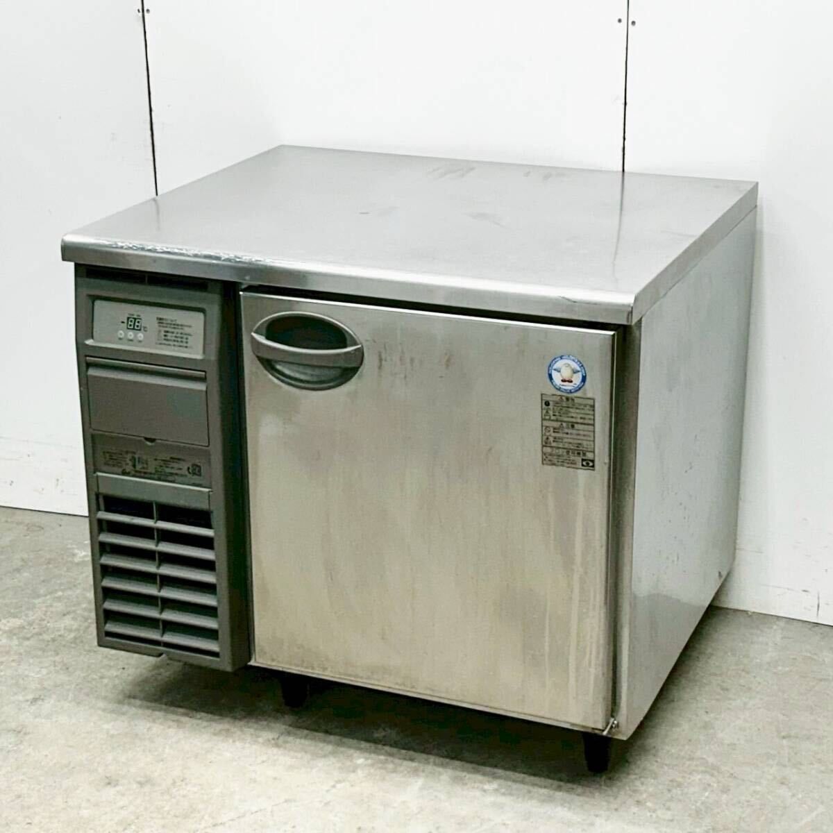 フクシマ 冷蔵コールドテーブル YRW-090RM2 W900×D750×H800 台下冷蔵庫 業務用冷蔵庫 単相100V 2019年製 厨房