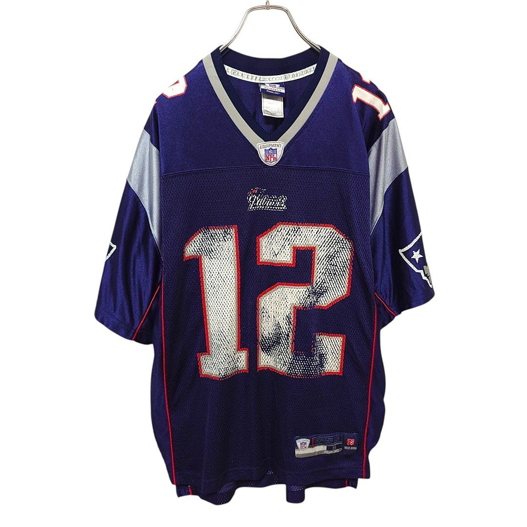 Reebok - XL☆古着 長袖 Tシャツ メンズ NFL ニューイングランド