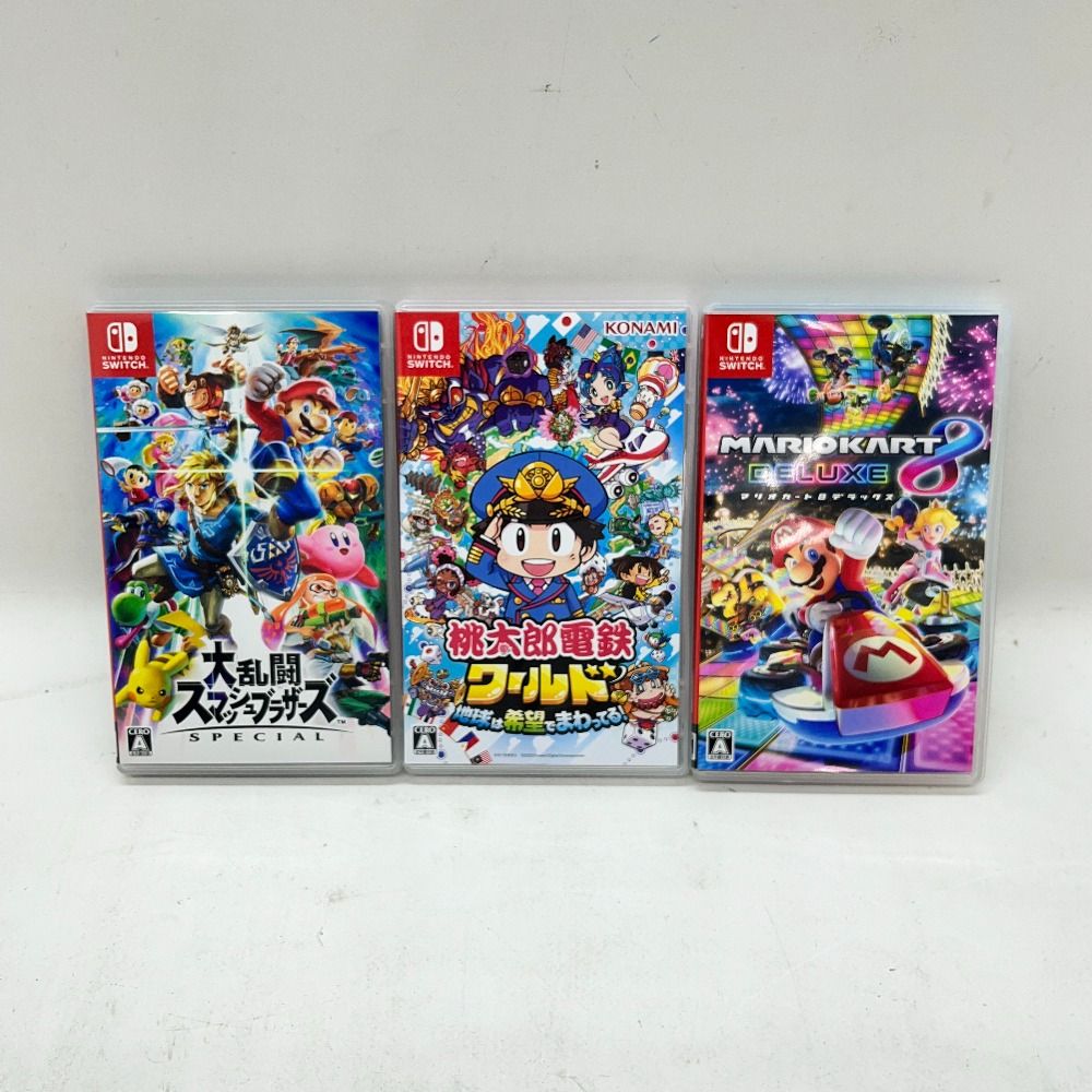switch ソフト まとめ売り スマブラ 桃鉄 マリオカート switch ソフトまとめ売りスマブラ桃鉄マリオカート
