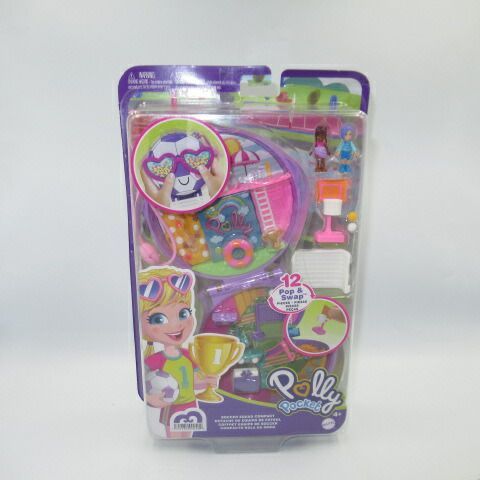 2021年Polly Pocketポーリーポケットコンパクト人形フィギュアままごとドールハウスサッカーボール1品限り