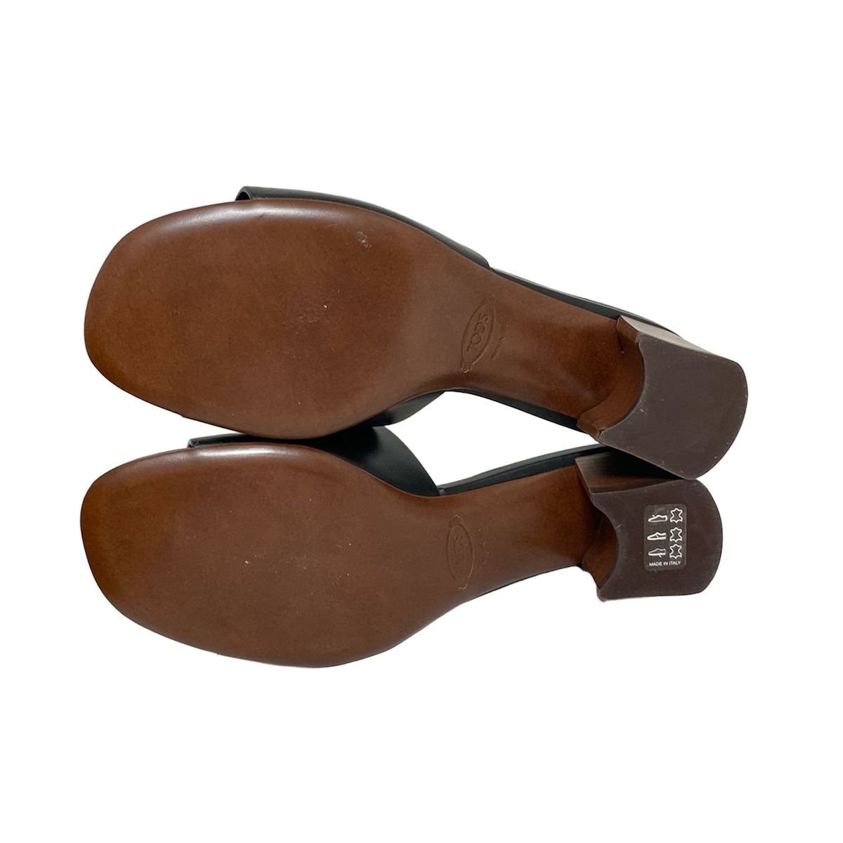 黒×ベージュ レザー