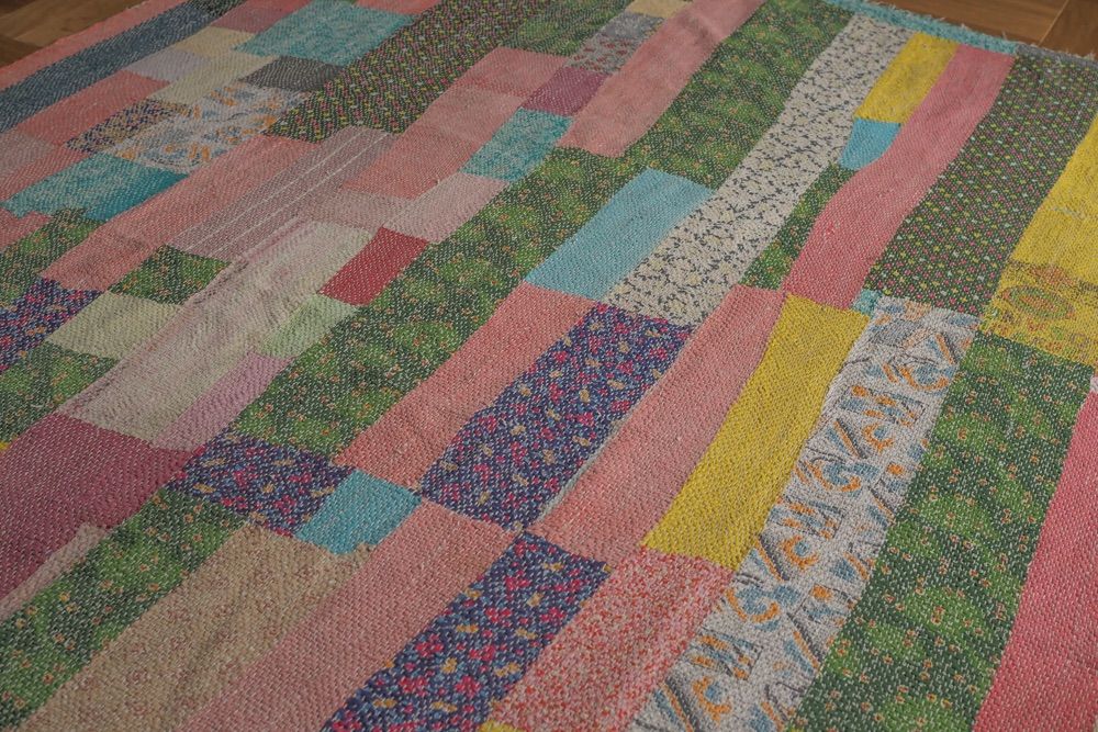 ヴィンテージカンタキルト＜F＞ India・ラリーキルト ・カンタクロス