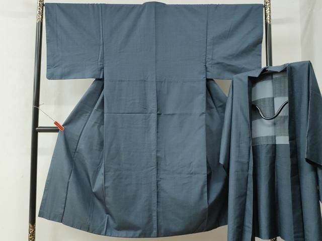 平和屋着物●男性 本場大島紬 アンサンブル 100亀甲 総詰め 正絹 CAAW7729yc