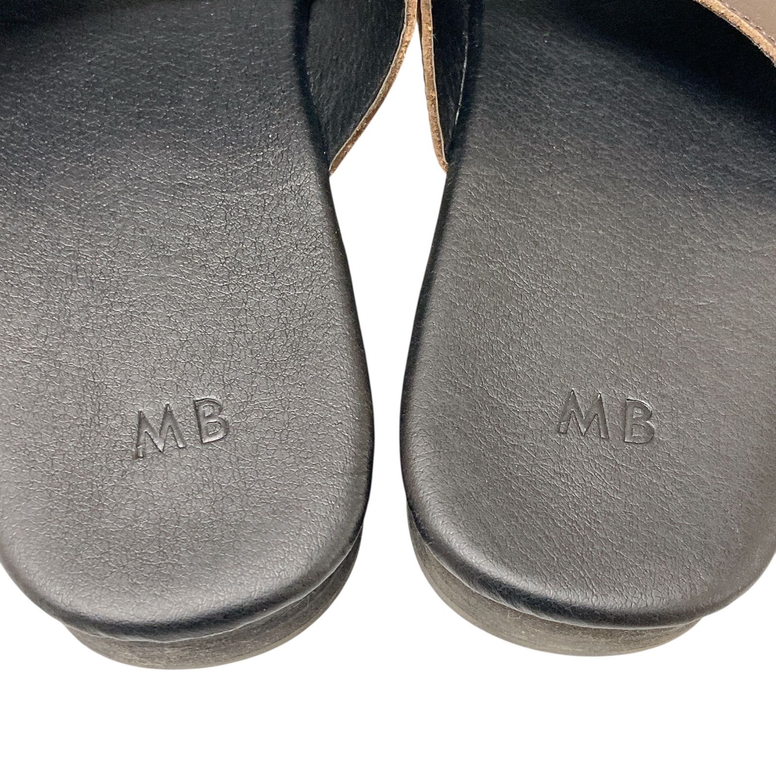 改良版入荷！ AT-178 MBハイエンド レザー フォーマルサンダル ブラウン メンズ Mサイズ