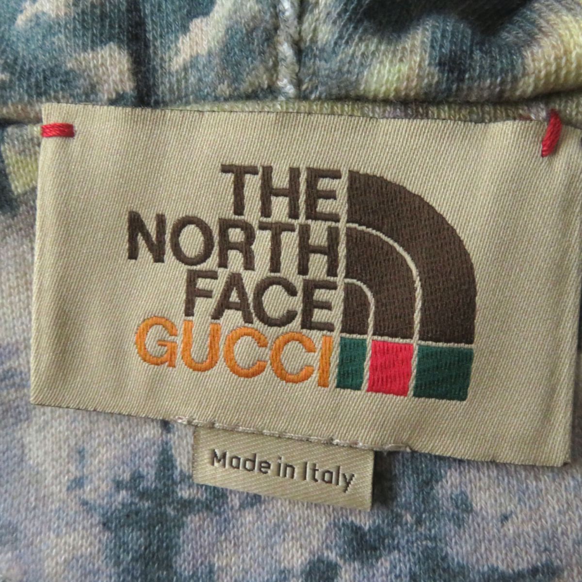 訳あり訳ありグッチ GUCCI × THE NORTH FACE コラボパーカー 美品