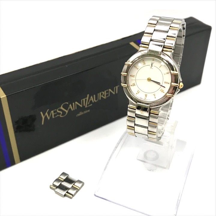 イヴサンローラン　レディース　腕時計　クォーツ　4630-E63441 良品 Yves Saint Laurent YSL サンローラン 4630-E63441