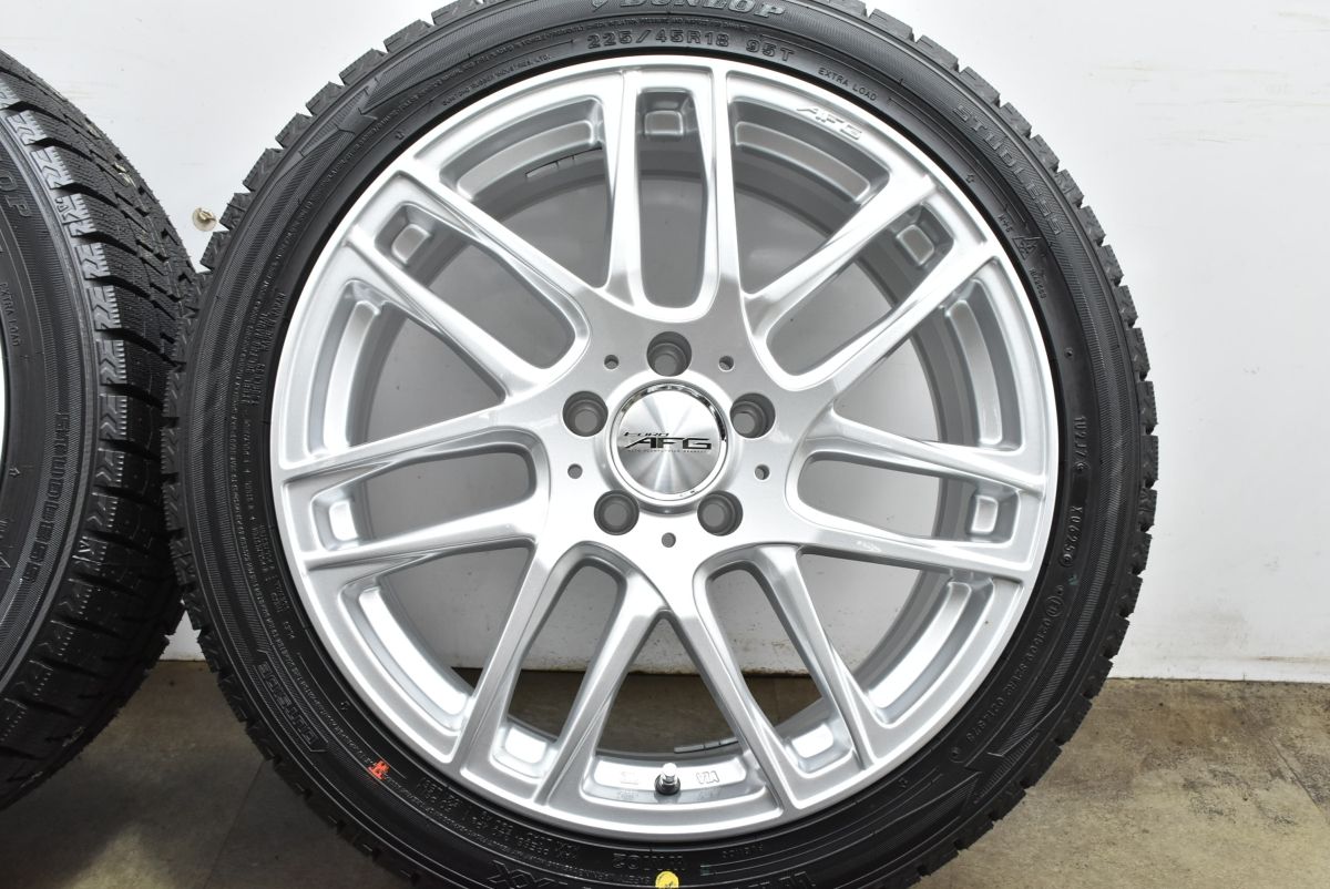 通常販売価格品質保証。 ♥品 製 ユーロAFG 18in 7.5J 44 PCD112 ダンロップ ウインターマックス WM02 225|45R18 ベンツ W177 W247 C118 W205 W206