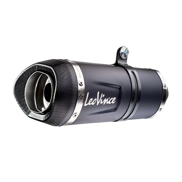 LEOVINCE LV One Evo Black Edition Slip-On  Black Stainless Steel HONDA XL 750 ABS 2023 | 14440EB