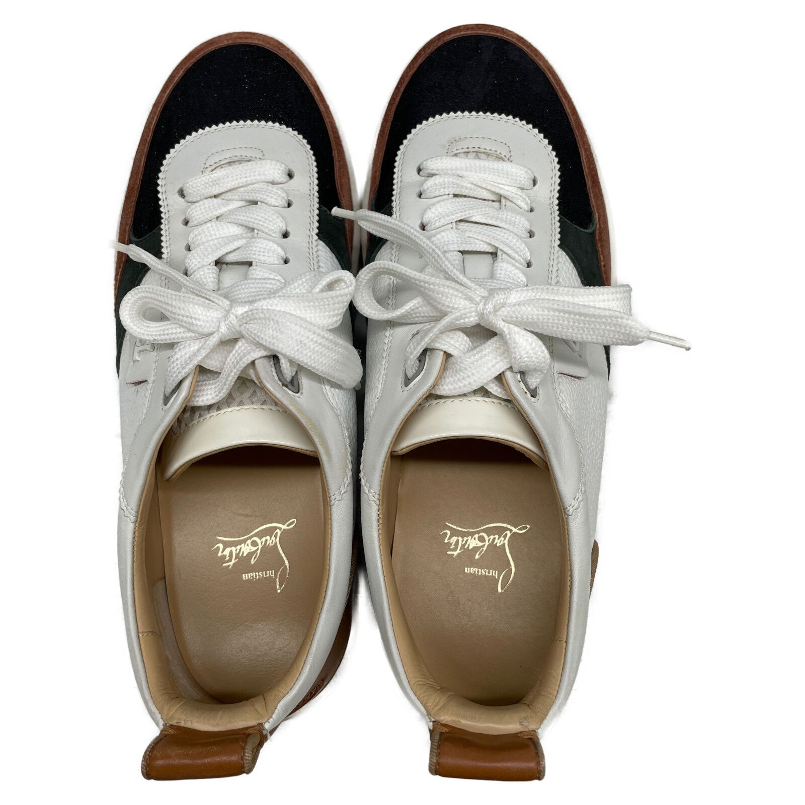 *Christian Louboutin*スニーカー Happyrui スエードスニーカー Christian Louboutin クリスチャンルブタン 【美品】HAPPYRUI