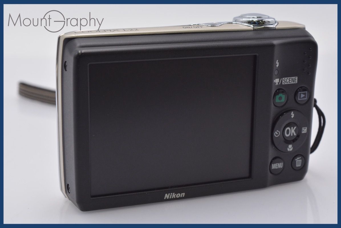 ☆極上美品☆ ニコン Nikon COOLPIX L22 3.6x 単三電池 メモリーカード