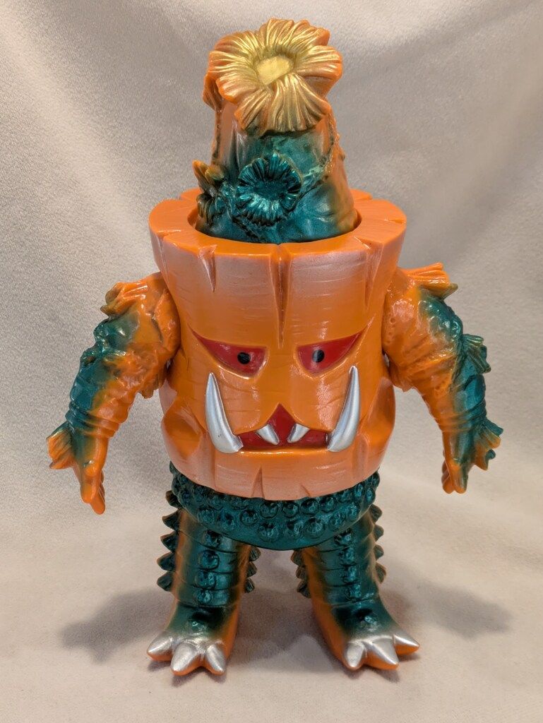 やまなや 怪獣郷 モチロン 橙色成型 メタ緑彩色 1期