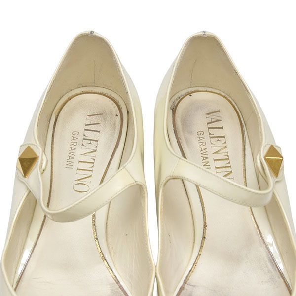 VALENTINO ロックスタッズ エナメル フラットパンプス 36.5 2025年最新】VALENTINO ロックスタッズの人気アイテム - メルカリ