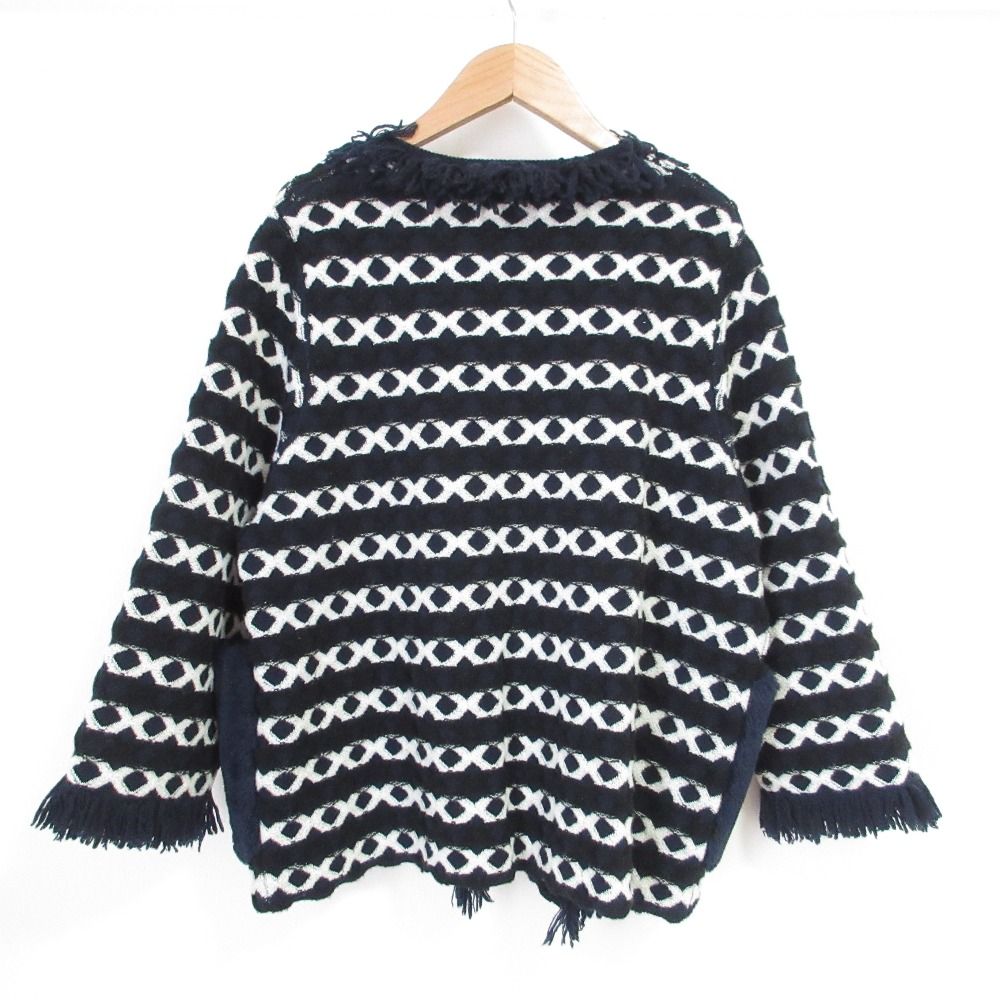 ドゥロワー　ニットジャケット黒 ドゥロワー ニットジャケット黒 ドゥロワー ニットジャケット黒