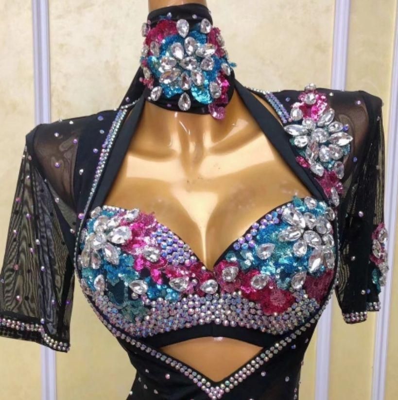 ベリーダンスセット サイーディBALADI オリエンタル ストーンオーダーメイド ベリーダンスセット サイーディBALADI オリエンタル ストーン