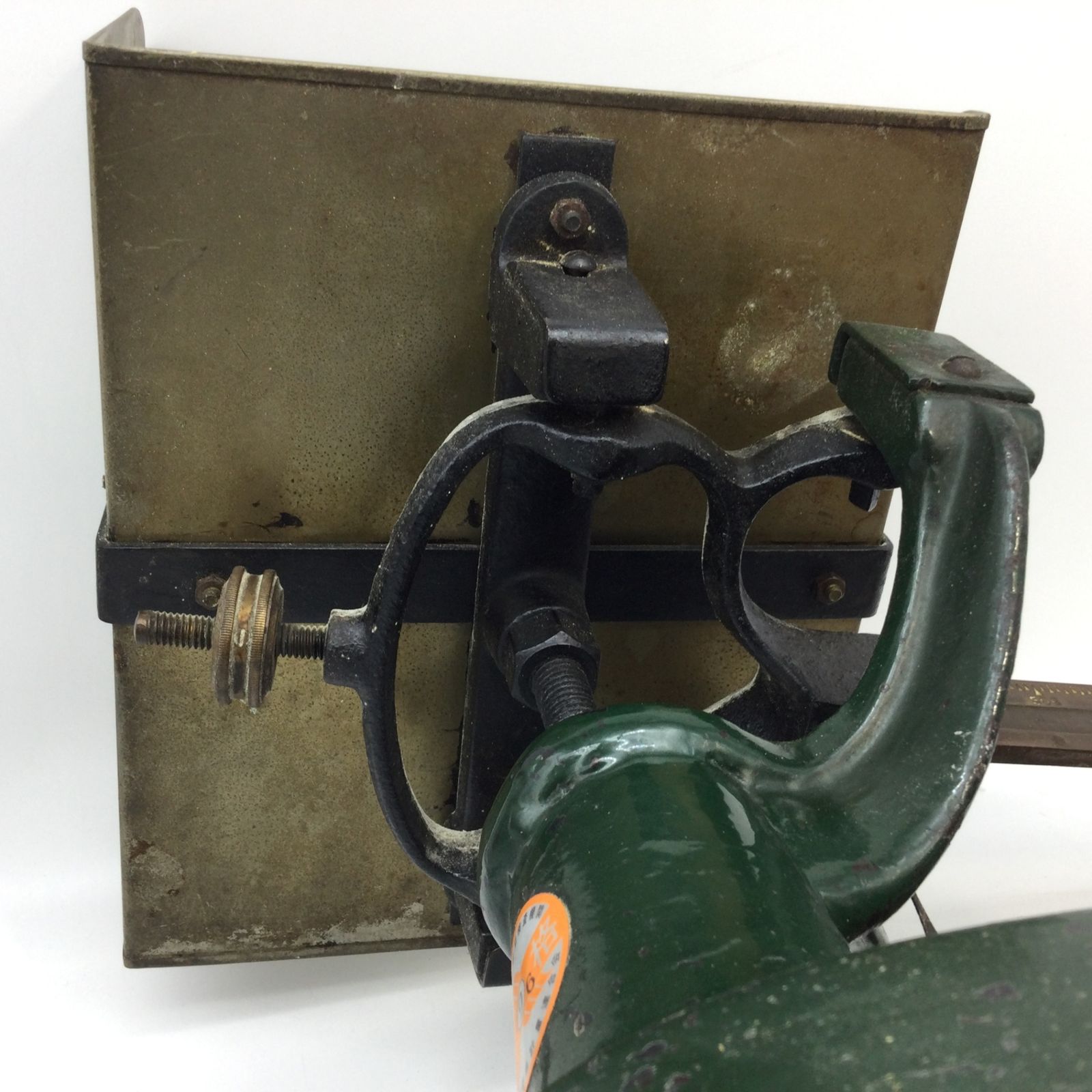 5397 【昭和レトロ】MIZUSHIMA 上皿桿秤 さおはかり 錘付き 上皿天秤