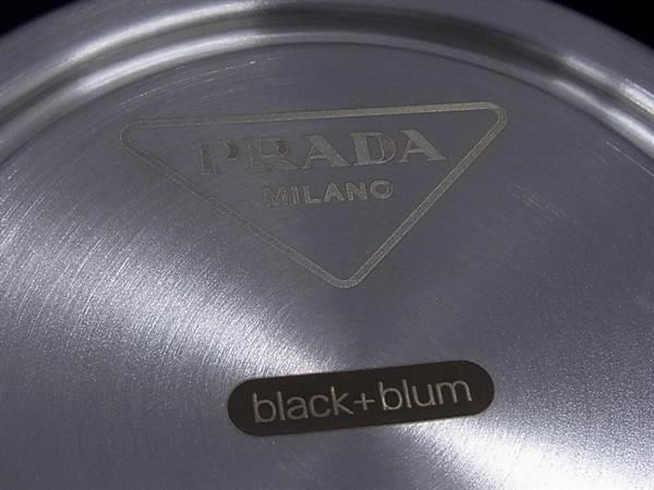 □新品同様□ PRADA プラダ black+blum コラボ ガラスランチボウル