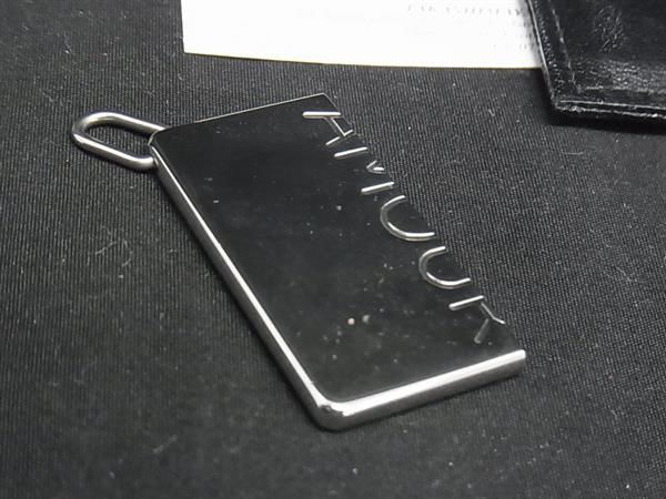 エルメス AMOUR アムールプレート ネックレストップ メタル シルバー 