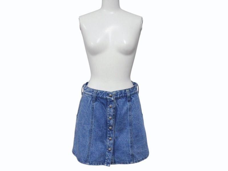 クロムハーツ クロスボールボタンデニムスカート Chrome Hearts - CHROME HEARTS クロムハーツ デニムスカート