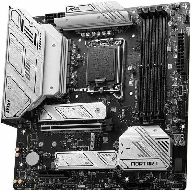 MSI MAG B760M Mtar WiFi II LGA-1700 DDR5 mATX ゲーミング デスクトップ モニター