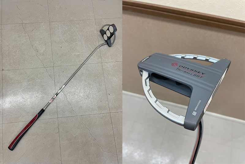 オデッセイパター　TRI-BALL SRT Odyssey オデッセイ WHITE STEEL TRI-BALL SRT パター