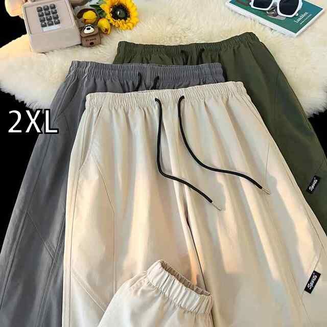 [2XL]秋冬 コーデ メンズ  服 シンプル ファッション オシャレ 大人 かっこいい 大きいサイズ ストリート 紳士服  カジュアル パンツ ズボン 九分丈 