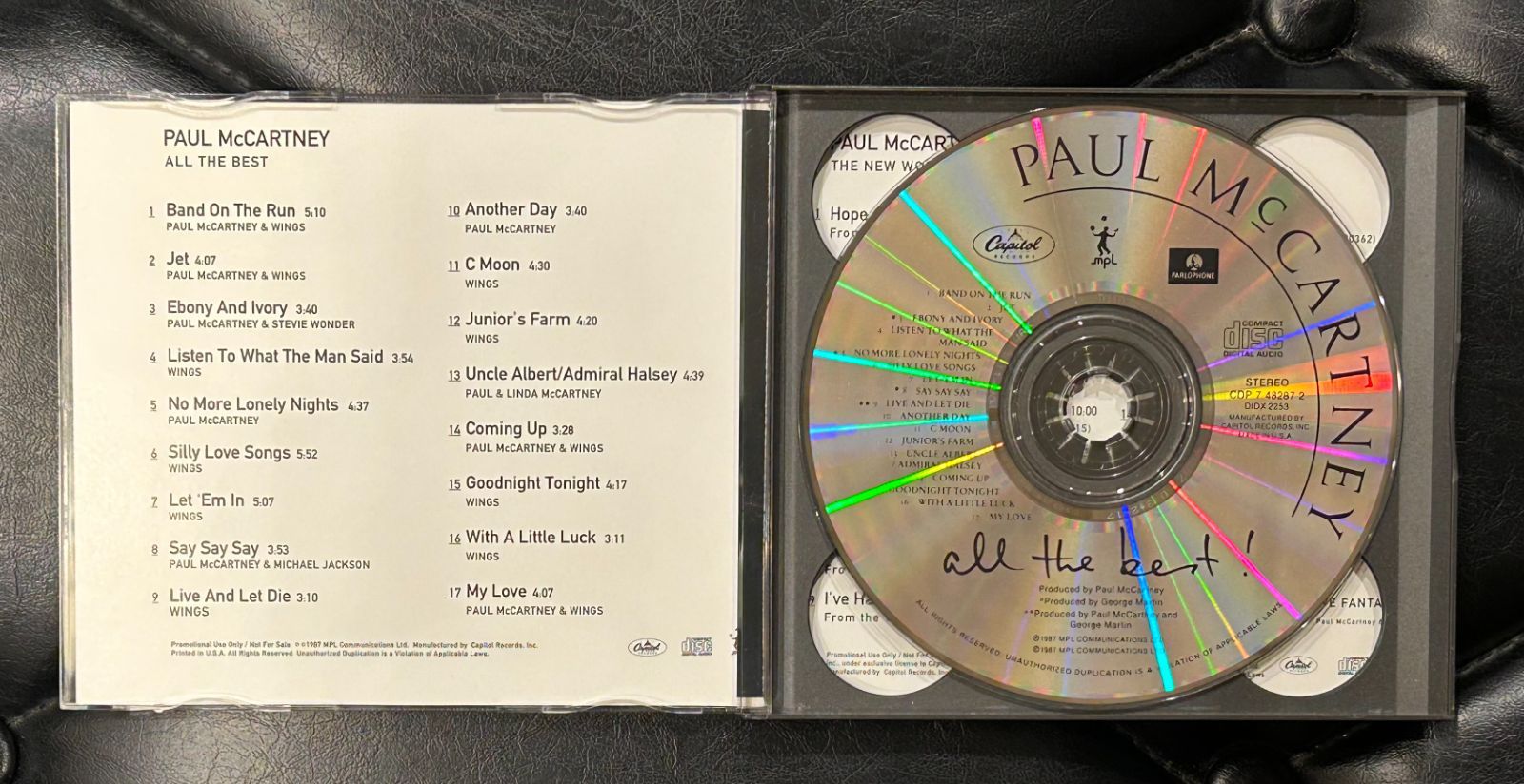 USプロモオンリー・サンプラーCD】Paul McCartney 「The New World 
