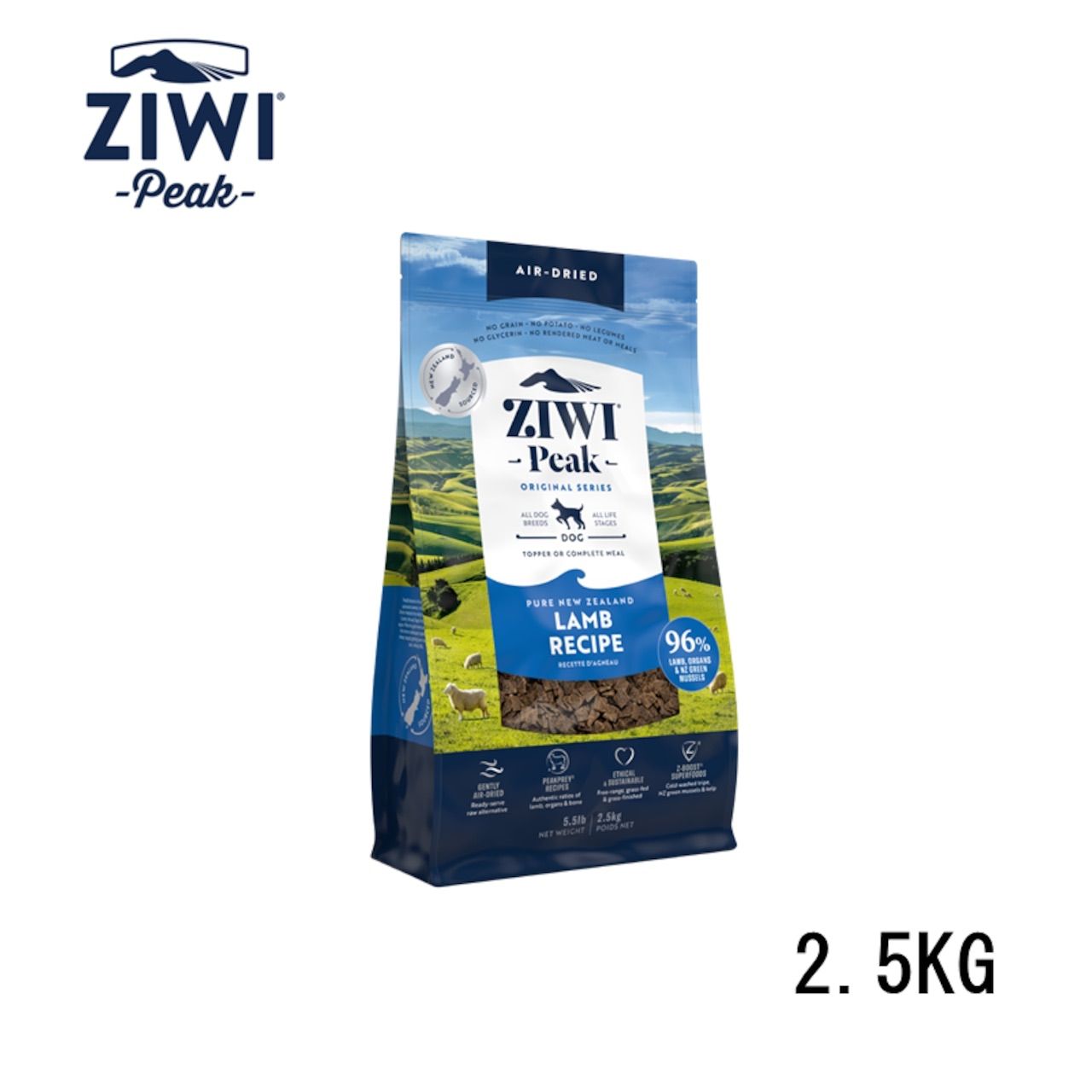 ZIWI PEAK【正規販売店】 ジウィピーク エアドライ・ドッグフード ラム