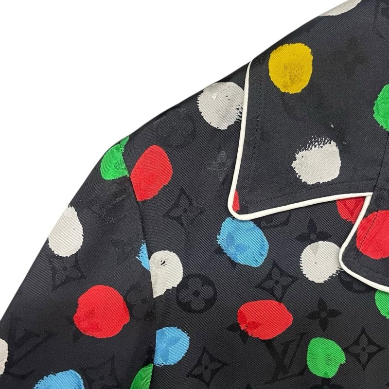 LOUIS VUITTON ドット柄長袖シャツ ルイ・ヴィトン LOUIS VUITTON x 草間彌生 モノグラムドット長袖