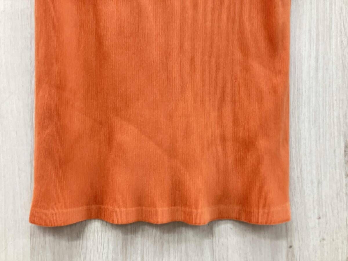 オレンジ PLEATS PLEASE オレンジ ハイネック キャミソール