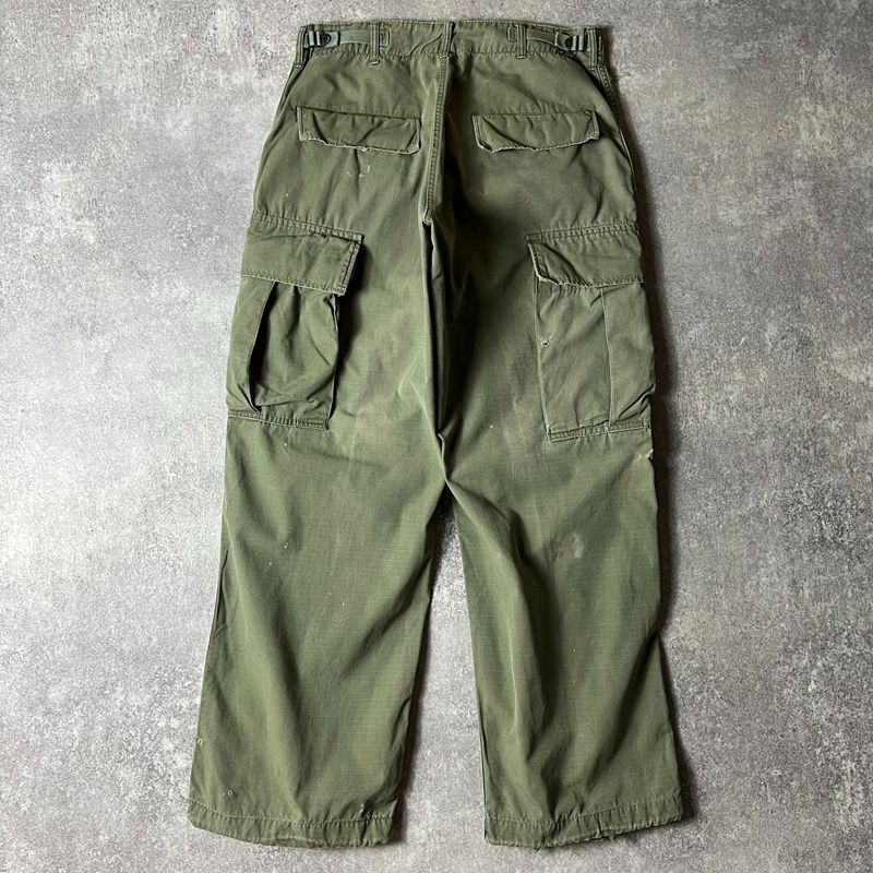 60s 米軍 ジャングルファティーグ パンツ 4th 実物 ビンテージ