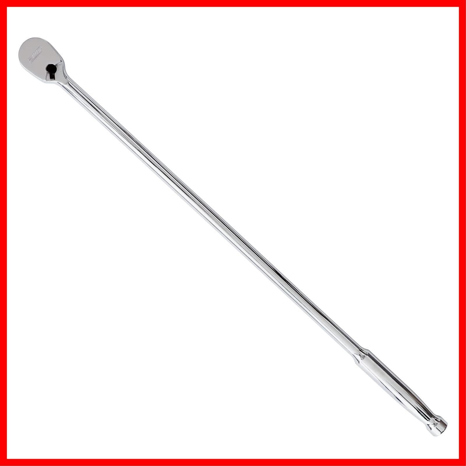 【早発】 ラチェットハンドル ソケットレンチ 超ロング 差込角 9.5mm 3/8インチ 長さ18インチ 90枚ギ S38S18