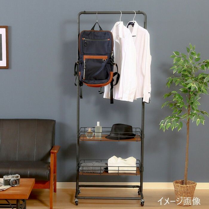 不二貿易 C D 16698 ハンガーラック ビクター BK 16698