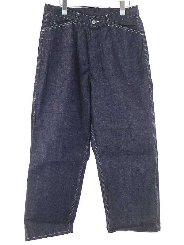 A.PRESSE ア プレッセ 23SS Military Denim Trousers ミリタリーデニム