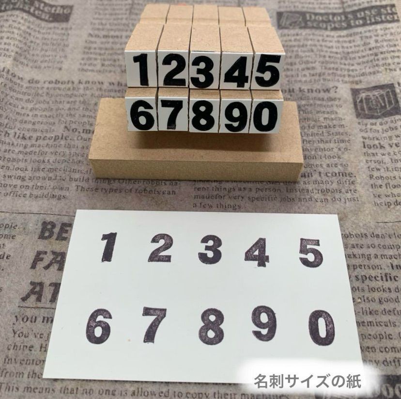 ✩.*˚数字スタンプ＊ナンバースタンプ セット✩.*˚スタンプ はんこ