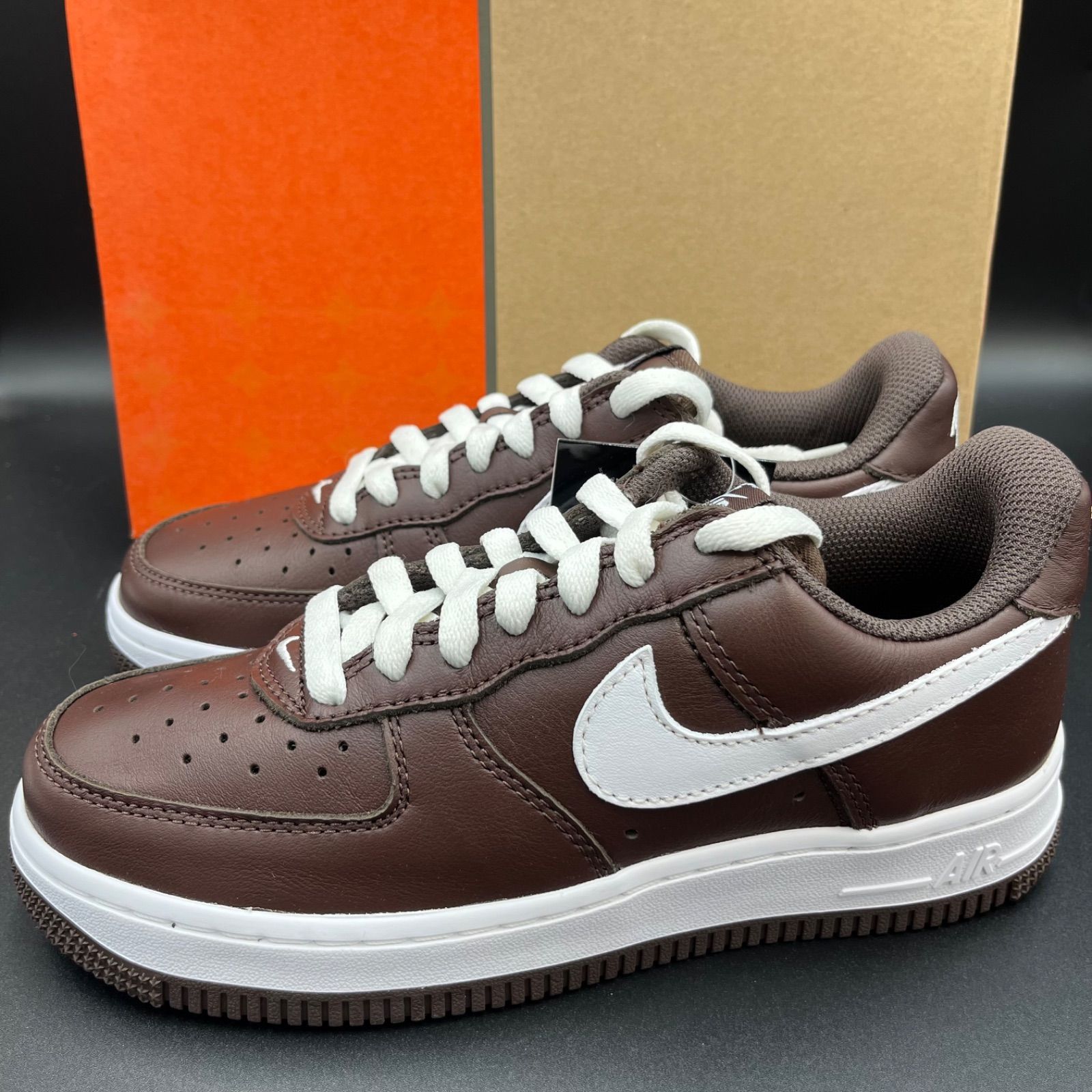 【新品】NIKE ナイキ エアフォース1 ロー QS チョコレート 26.5 ナイキ エアフォース1 LOW レトロ チョコレート ナイキ エアフォース 1
