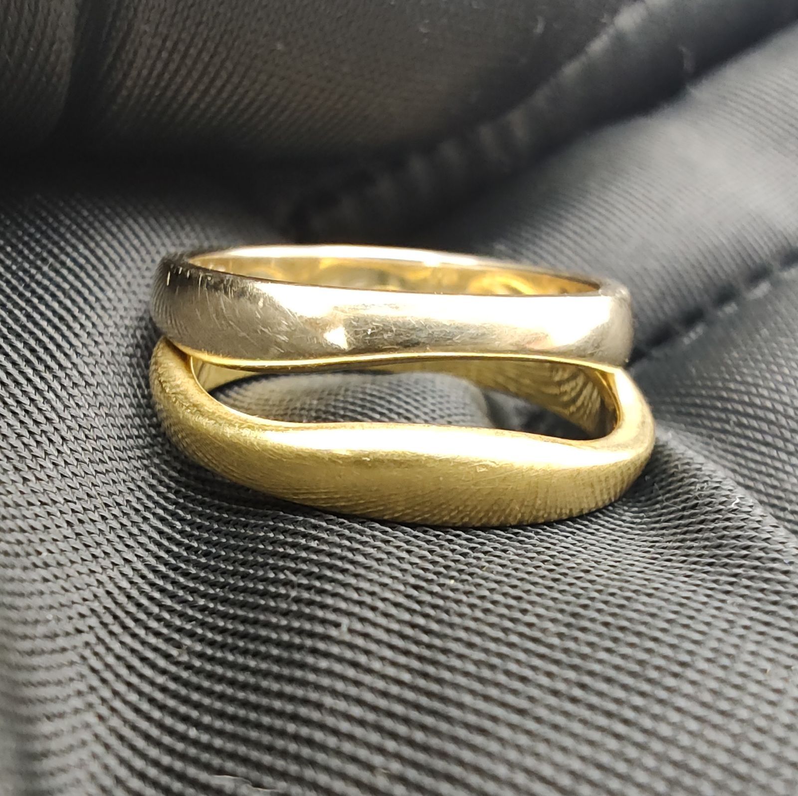 Cartier カルティエ ラブミー・二連リング・指輪/K18YG+WG/750,2